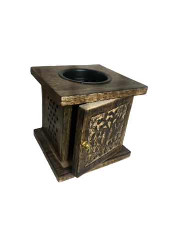 Lífstrjáð Mangótré Olíubrennari - Tree of Life Mango Wood Oil Burner